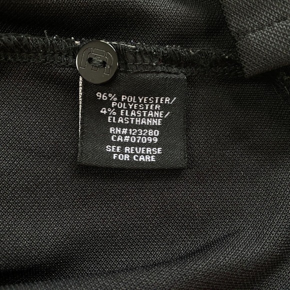 Travis Mathew Polo Shirt Mens Large Winged Solid Black Logo Pocket Short Sleeve - Picture 12 of 14